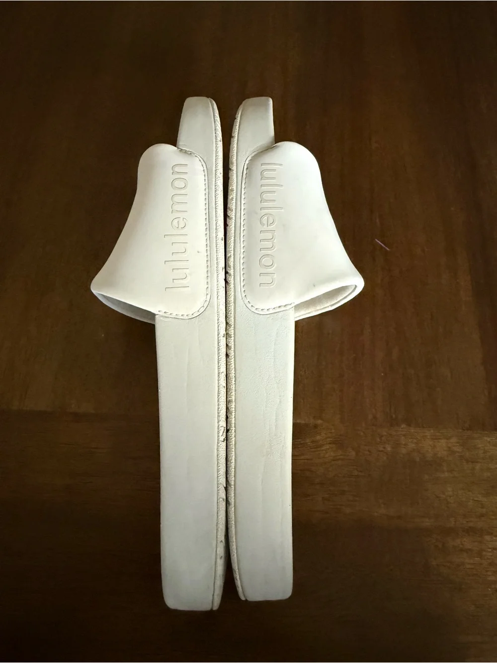 lululemon athletica White Slide Sandals size 9